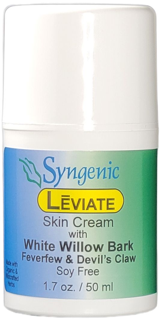 Leviate Pain Relief Cream with White Willow Bark Feverfew & Devil’s Claw