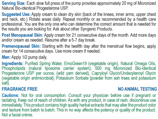 ProCare Natural Progesterone Cream