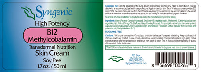 Vitamin B12 (Methylcobalamin) Transdermal Supplement