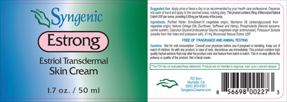 Estrong Natural Estriol Cream